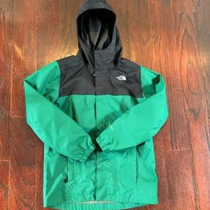 Boys North Face medium zip-up windbreaker/raincoat